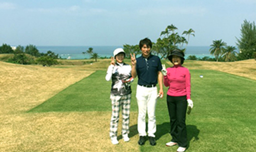 沖縄ゴルフツアーの様子（2017.2.14～17）